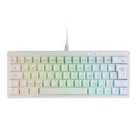 Clavier Mécanique 60% RGB Mars Gaming MKMINIPRO Hot-Swap Switch Bleu Espagnol Blanc Blanc G