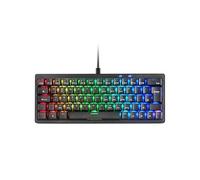 Clavier Mécanique 60% RGB MKMINIPRO Hot-Swap Switch Bleu Espagnol Noir