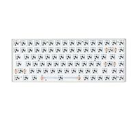 Clavier mécanique 84 touches RVB bricolage, kit de bricolage pour clavier de jeu filaire 75 % TKL avec rétroéclairage RVB, arbre de commutation 3 broches 5 broches remplaçable à chaud, connexion