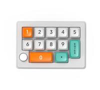 Clavier mécanique à 12 touches avec 12 touches programmables et lumières 2,4 GHz 3 modes Petit clavier