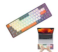 Clavier mécanique à 60 %, rétro-éclairage RVB filaire au design compact, clavier de jeu pour bureau à domicile, clavier pour fenêtre, ordinateur portable et PC Keloc