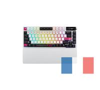 ASUS - Clavier gaming mécanique ROG Azoth X 75% AZERTY - Switch ROG NX V2, OLED, RGB, Blanc