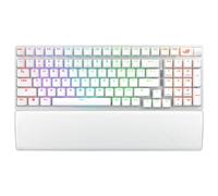 ASUS ROG Strix Scope II 96 Wireless Moonlight - Clavier mécanique Gaming - tri-Mode, Switchs & stabilisateurs ROG NX Snow et Hot-Swap, 3 Angles d'inclinaison et Repose-Poignets, AZERTY