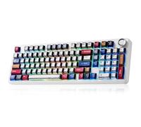 Clavier mécanique Aula F99 Pro, clavier de jeu sans fil, rétroéclairé RVB, clavier d'ordinateur Bluetooth crémeux personnalisé, trois modes BT5.0/2,4 GHz/USB-C, touches pré-lubrifiées PBT