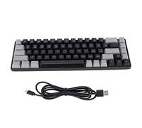 Clavier mécanique, clavier de jeu rétroéclairé pour PC et ordinateur portable (Noir (axe vert))