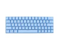 Clavier mécanique, clavier mécanique 64 touches avec rétroéclairage du clavier RVB, prise en charge de la connexion filaire sans fil 2.4G Bluetooth 3 modes, interrupteur gratuit (interrupteur bleu)