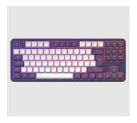 Dark Project ALU87A VIOLET Clavier de jeu mécanique | Multilingue ISO | Commutateurs graissés saphir G3MS | Stabilisateurs graissés | Montage sur joint flexible | Aluminium | TKL 80 % | RGB | Filaire