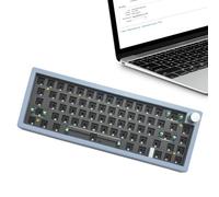 Clavier mécanique filaire - Châssis robuste, rétroéclairé | Clavier compact 67 touches avec bouton multimédia, idéal et bureautique, conception ergonomique pour frappe rapide et précise