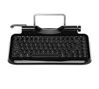 Clavier mécanique Filaire et sans Fil de Style Machine à écrire avec Support de Tablette, Connexion Bluetooth