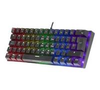 Mars Gaming MK60 Noir, Clavier Gaming Mécanique FRGB, Antighosting, Switch Mécanique Marron, Langue Français