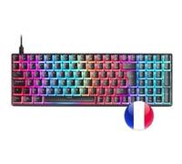 Clavier mécanique gaming Mars Gaming MKULTRA clavier USB AZERTY Français Noir Noir G