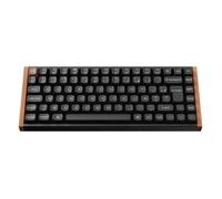 Keychron Clavier gamer K2 HE – sans fil Bluetooth, interrupteurs magnétiques – Azerty Noir/Bois