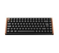 Keychron Clavier gamer K2 HE – sans fil Bluetooth, interrupteurs magnétiques – Azerty Noir/Bois