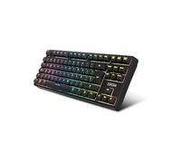 KROM Kernel Pro - Clavier mécanique de Jeu RGB 18 Effets, Bluetooth 5.3, 2.4 GHz et USB, Format TKL, interrupteurs commutables, Capot détachable, Disposition espagnole, Couleur Noire ou Blanche