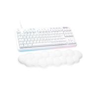 G713 - Clavier - sans clé - backlit - USB - QWERTY - Espagnol - commutateur : Tactile - blanc
