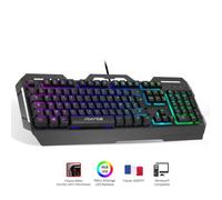 Clavier Mécanique - METAL - GTA-250 - Rétroéclairage LED RGB - Anti-Ghosting - N-Key Rollover