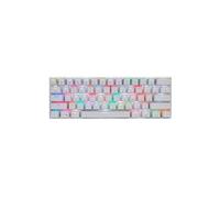 Clavier mécanique MOTOSPEED CK62 sans fil 2.4G 61 touches Coloré Rétroéclairé Axe vert -blanc