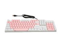 Clavier Mécanique Pleine Taille 104 Touches, Interrupteur Rouge Linéaire | Pavé numérique intégré pour saisie comptable, 28 modes RGB personnalisables, Anti-ghosting total pour jeux et macros,