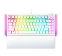 Razer BlackWidow V4 75% Teclado Mecánico Gaming RGB Layout USA Blanco