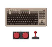 Clavier Mécanique Rétro 8Bitdo 87 Touches Bluetooth/2.4G/USB-C, Échange à Chaud, Boutons Programmables - F
