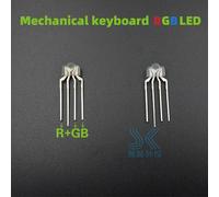 Clavier mécanique RGB LED,4 broches,lampe RBG,couleur pour kailh OTM Gateron Greetech switch continent cool Razer,10 pièces - Type RGB LED-10pcs
