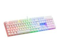 Mars Gaming MK422 clavier USB AZERTY Français Blanc