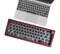 Clavier mécanique RVB - Clavier filaire | Clavier mécanique compact rétroéclairé RVB avec 67 touches | Clavier de jeu portable avec bouton multimédia, parfait pour une utilisation au bureau et aux