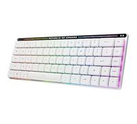 ASUS ROG Falchion RX Low Profile Clavier Mécanique sans Fil, Moonlight White - Layout Italien
