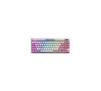 Clavier mécanique sans fil - MSI - Forge GK600 TKL - Violet - Keycaps PBT sublimés - Tri-mode USB/Bluetooth/2.4 GHz