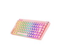 Mars Gaming MKCLOUDPBFR clavier USB + Bluetooth AZERTY Français Rose - Neuf