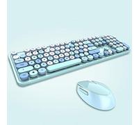 Clavier mécanique sans fil rond avec bouton de suspension et commutateurs de touches démontables Design ergonomique tendance ultra fin sans cadre pour taper et jouer