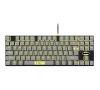 FRTEC - Clavier mécanique TKL Batman avec câble Anti-roulage, QWERTY, Collection Officielle DC, Compatible PC, Mac, PS5, Switch, Xbox Series X/S, commutateur Bleu, Touches rétroéclairées