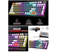Clavier Mécanique - XPERT - K350 - Anti-Ghosting - N-Key Rollover - Rétroéclairage RGB 11 modes