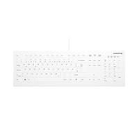 Contour Active Key QuickClean AK-C8112 - Clavier - design médical et hygiénique - 100% - full size - lavable - USB - QWERTZ - Allemand - blanc Blanc G