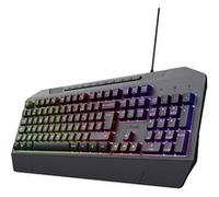 Trust GXT 836 EVOCX clavier Jouer USB Français Noir