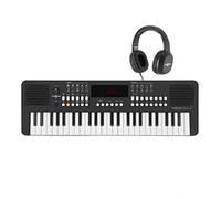 Clavier MIDI portable 49 touches - Mini clavier de piano électrique pour enfants et débutant(e) s, casque USB-C