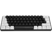Clavier Mini 60% Petit Clavier de Jeu,Rétroéclairage RVB 61 Touches,Clavier de Jeu Filaire Ergonomique à Sensation Mécanique pour Jouer et Travailler (Black)