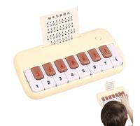Clavier miniature pour adolescents - Compact 15 Plan éducatif, instrument d"apprentissage musical miniature | Outil de pratique de petite taille pour Tyke et débutants âgés de