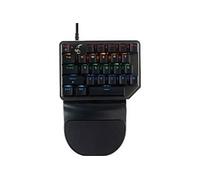 MediaRange Clavier MRGS100 avec câble, 27 boutons, 8 modes de couleur – Noir/Argent