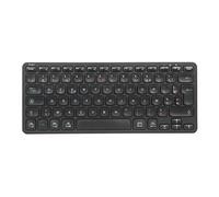 - Clavier - multi-appareil - compact - antimicrobienne - sans fil - Bluetooth 5.1 - Français - noir