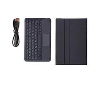 Clavier multifonction avec clavier amovible, clavier de tablette avec housse en cuir synthétique, convient pour tablette Lenovo Pad Tab P11 J606F (Noir)