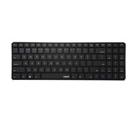 Clavier multimédia sans fil Multi-Mode E-9100M AZERTY Noir
