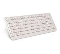 NGS Technology - Clavier Spike à membrane - USB - 12 touches multimédia - QWERTY espagnol - Blanc