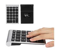 Clavier Numérique 22 Touches, pavé Numéro sans Fil Portable 2.4g avec Récepteur USB, pour la Saisie de Données de comptabilité Financière, Ordinateur Portable PC Ordinateur