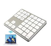 Clavier numérique 35 touches - Clavier numérique sans fil | Clavier numérique double mode silencieux compatible avec téléphones portables et ordinateurs 4,5 x 12,2 x 1,5 cm