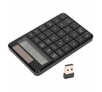 Clavier numérique avec calculatrice intégrée et fonctions mathématiques multiples, pavé numérique externe compact pour bureau et