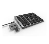 Clavier numérique Bluetooth avec hub USB 3.0, bloc-notes de comptabilité financière aste