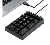 Clavier Numérique Filaire | À 17 Touches Multifonction | Clavier Numérique d'Ordinateur à Branchement USB | pour Ordinateur Portable, PC, Bureau, Financier, Comptabilité, Programmeurs et Comptables