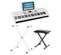 Clavier Numerique Piano Digital Synthetiseur 61 Touches 300 Sons Support Banc