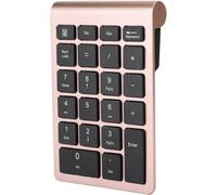 Clavier Numérique Rf304 22 Touches, Mini Clavier Sans Fil Usb Plug And Play Avec Récepteur, Clavier Numérique Ergonomique Pour Android/Windows/Os(Or Rose)